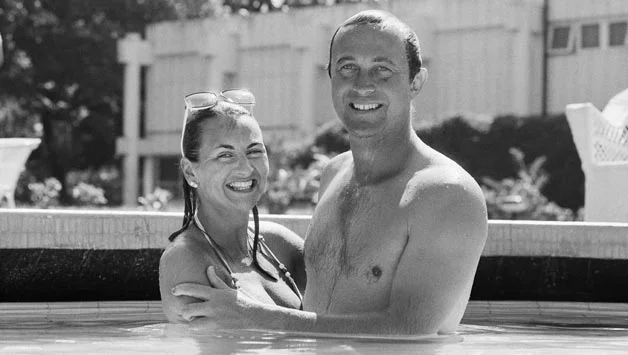 Phil and Frances Edmonds, in 1985. The couple has since been divorced © Getty Images