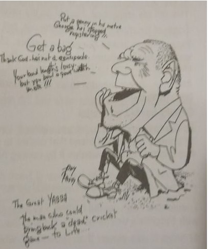 Yabba was a cartoonist’s delight