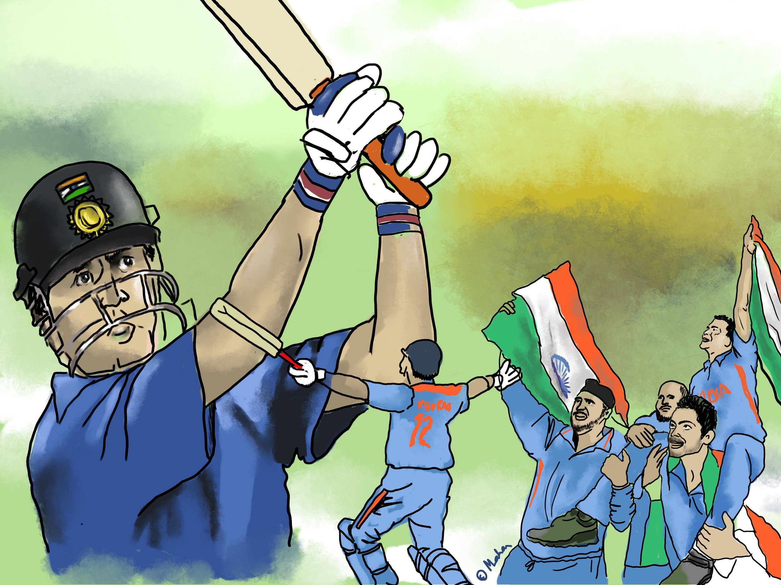 Wold Cup 2011: MS Dhoni finishes off in style — CricketMash