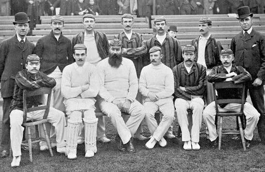 The 1891-92 England side in Adelaide.