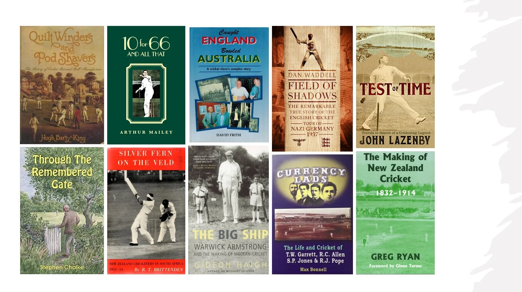 Rob Franks and his top ten cricket books