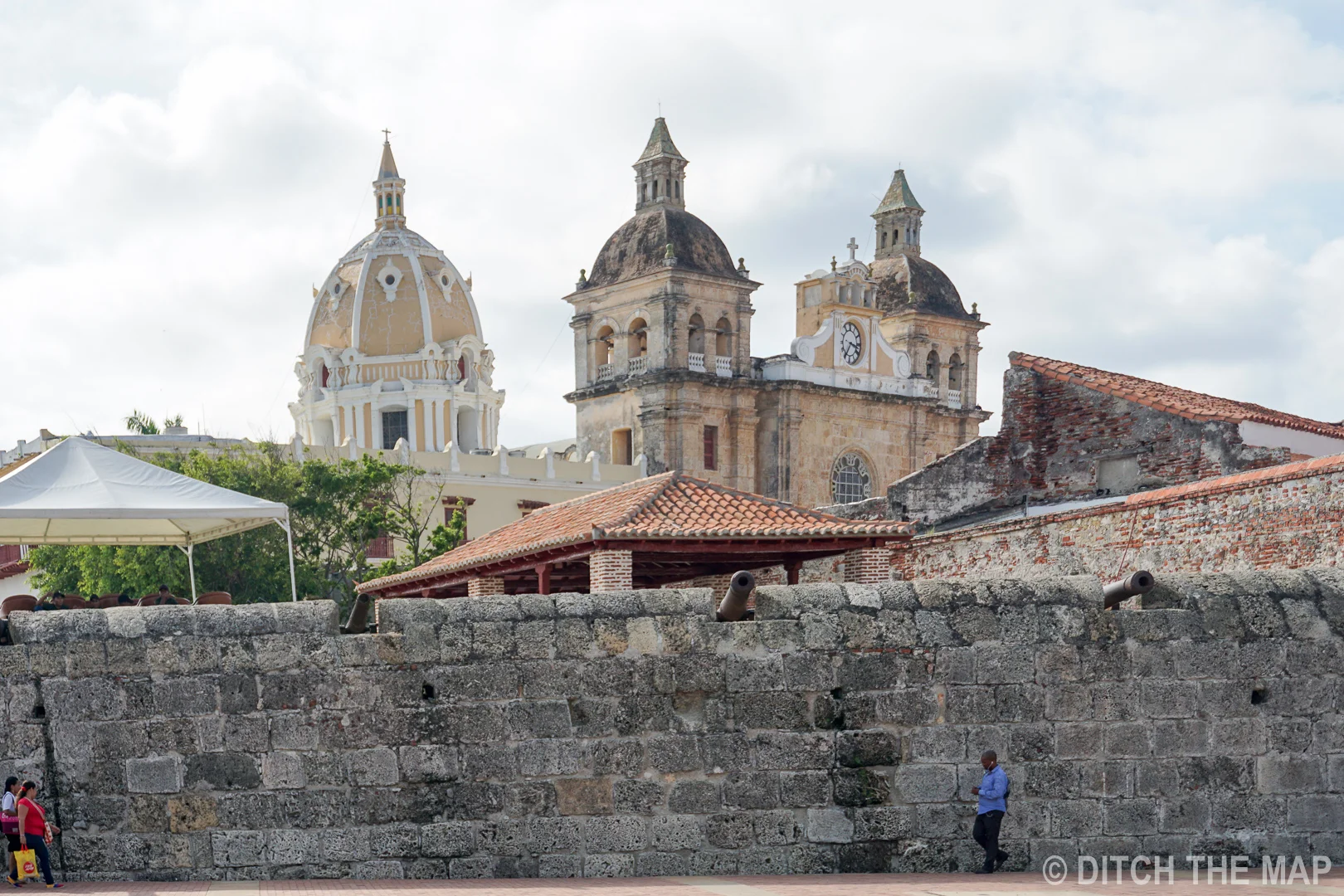 Arriving in Cartagena, Colombia
