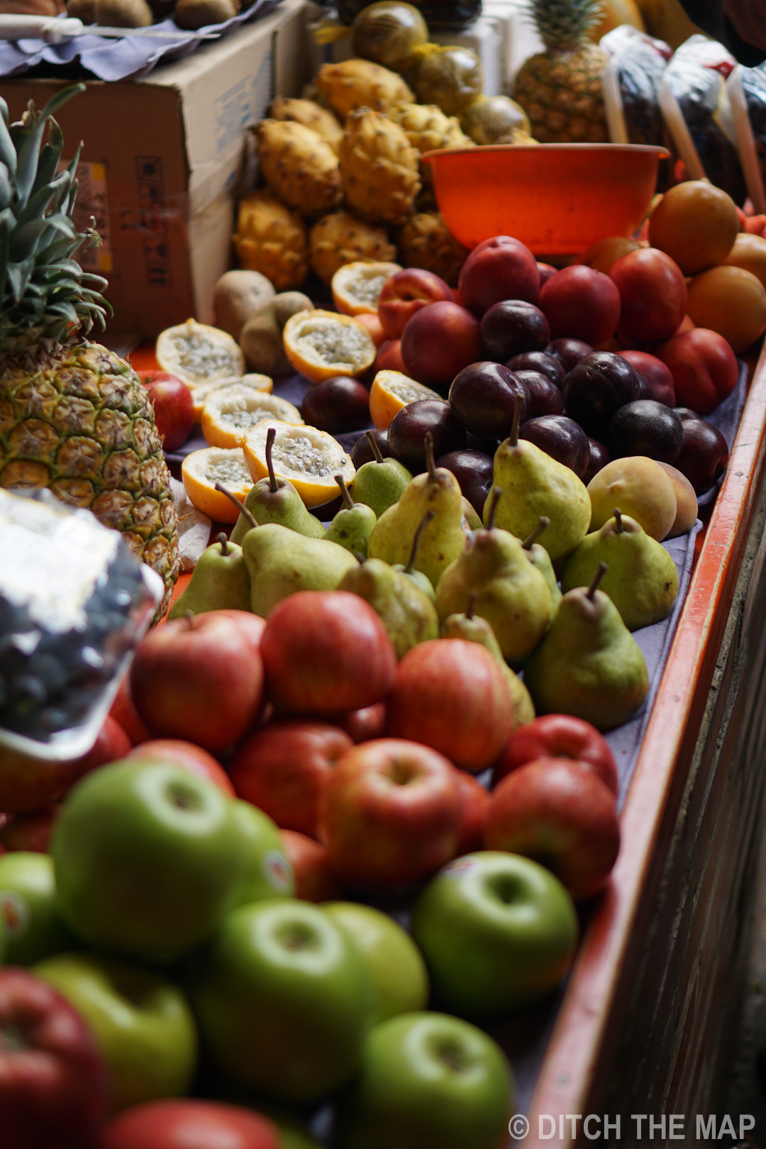 Fruit at a market in Bogota, Colombia