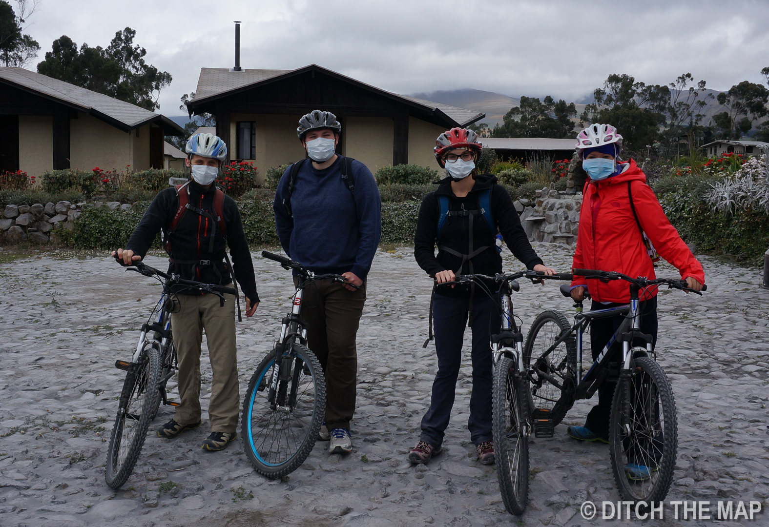 We go mountain biking near the Volcano in Cotopaxi, Ecuador