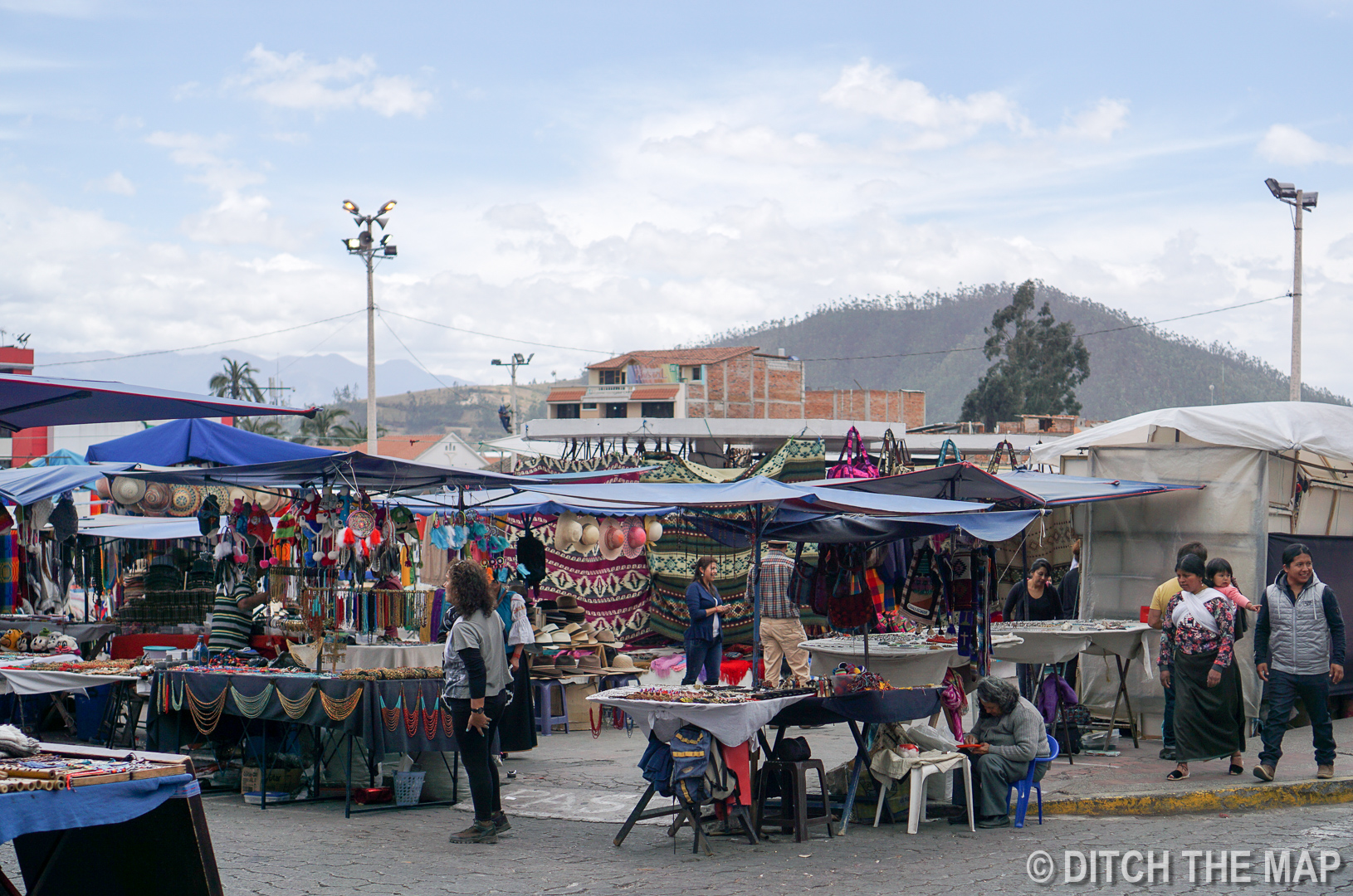 Otavalo Market in Ecuador