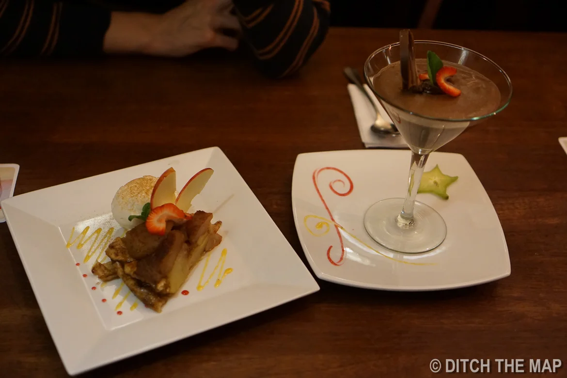 Dessert at Zig Zag in Arequipa, Peru