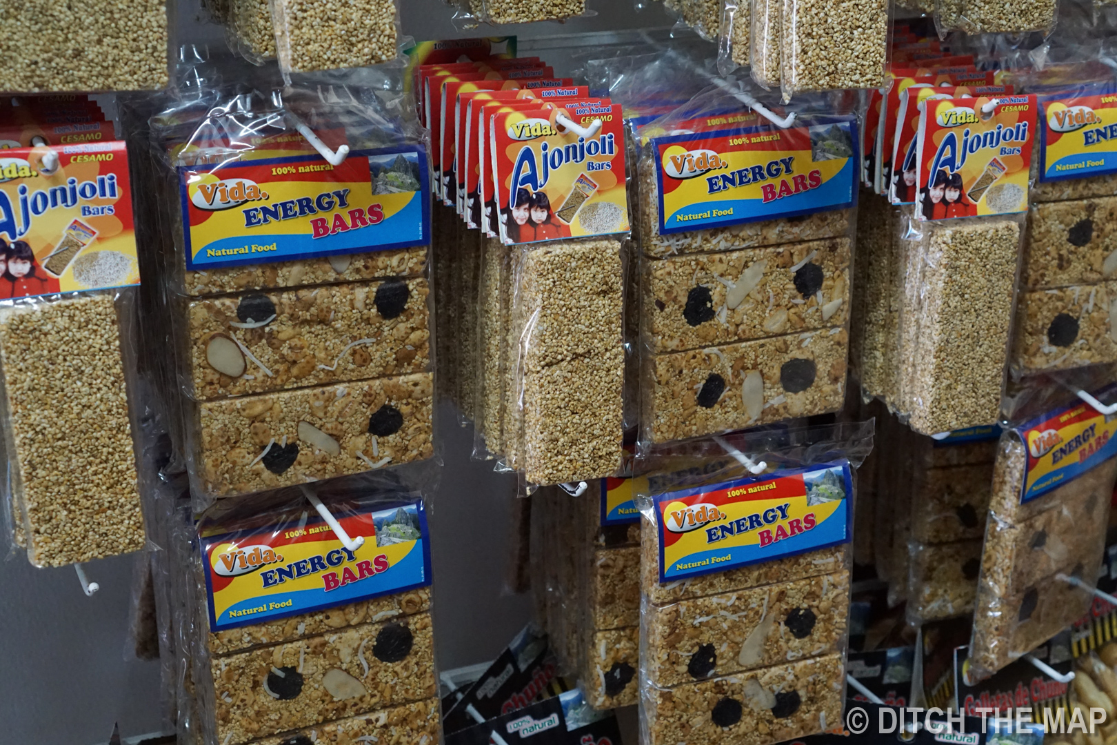 Typical "energy bar" snacks found in Peru