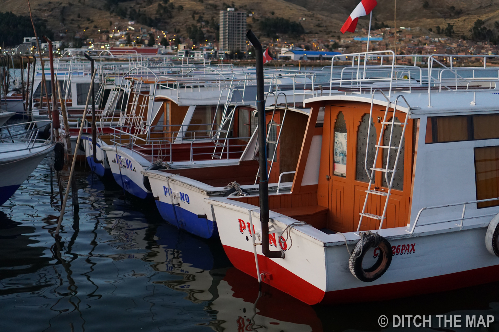 Lake Titicaca Dock in Puno, Peru