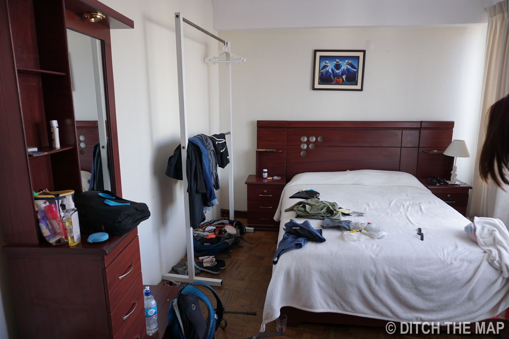Our first room in La Paz, Bolivia