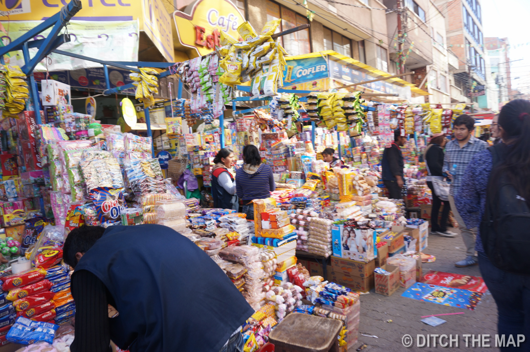 Markets in La Paz, Bolivia