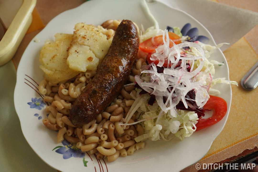 Typical Bolivian Lunch (for $1) in La Paz, Bolivia