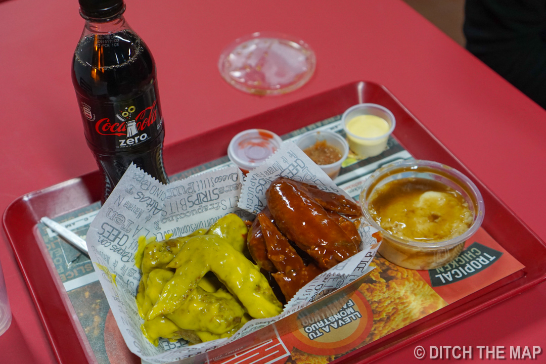 Our dinner in Sucre, Bolivia