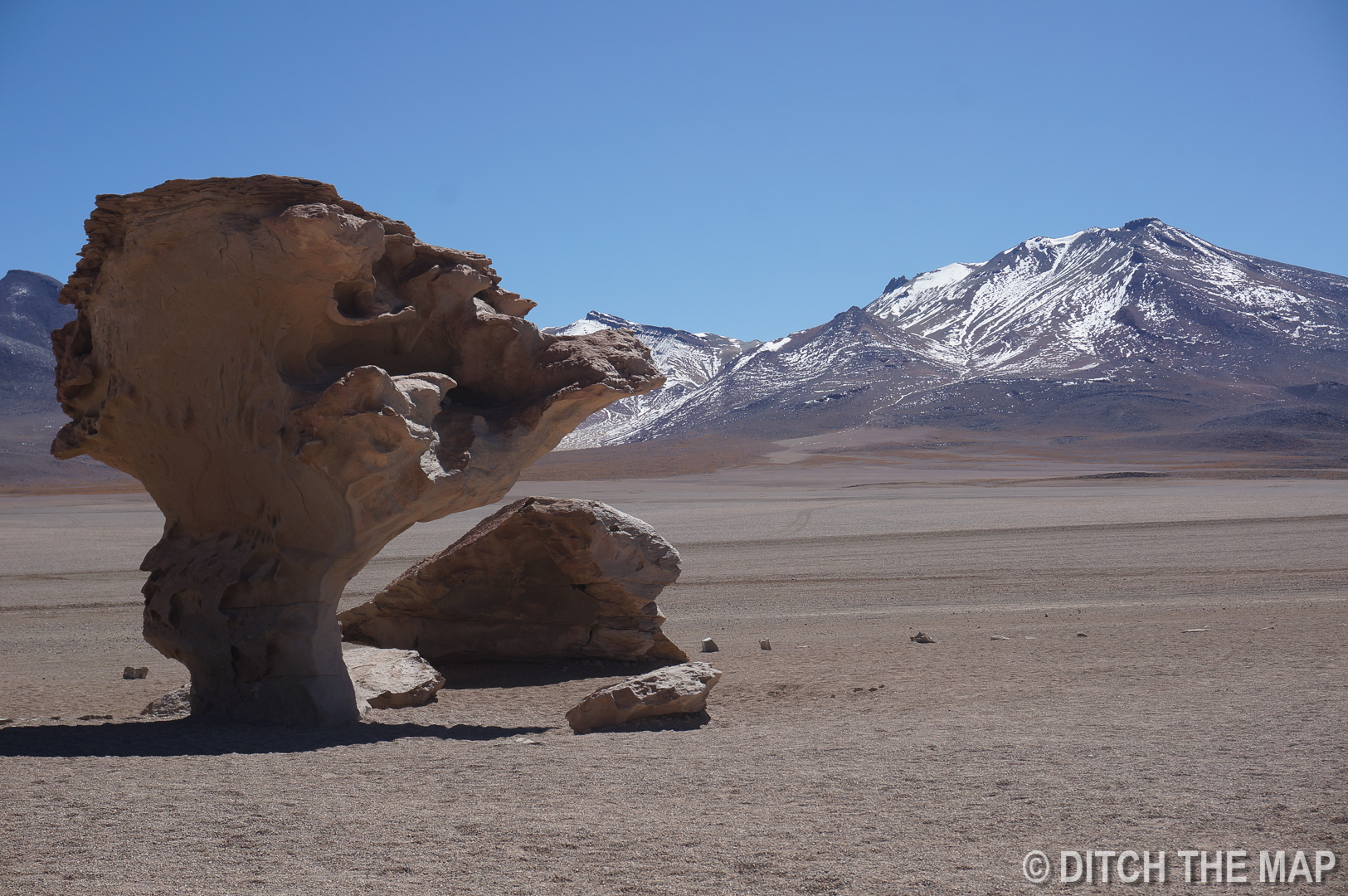 Arbol de Piedra in Salar de Uyuni, Bolivia