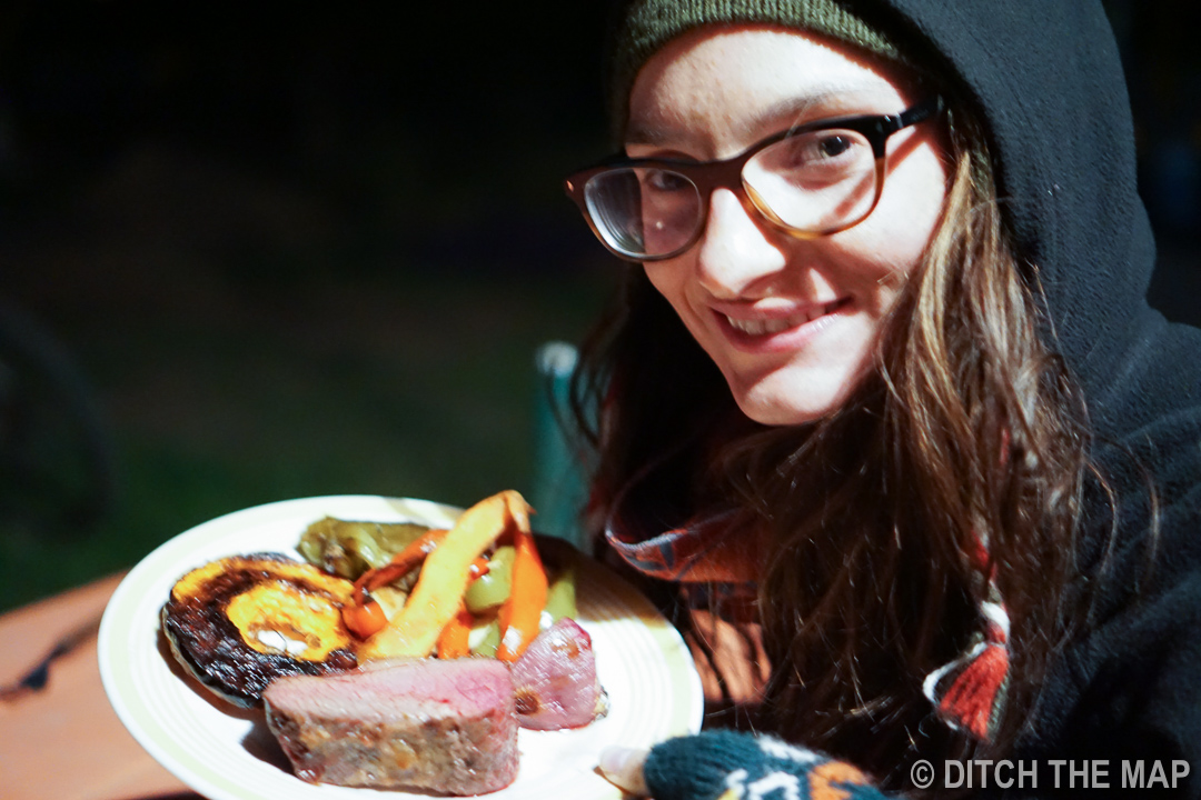 We enjoy our first Asado in Tupungato, Argentina