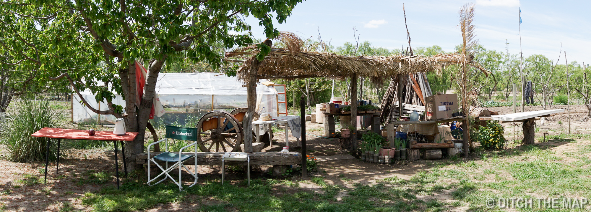 Where we ate lunch and took siesta in Tupungato, Argentina