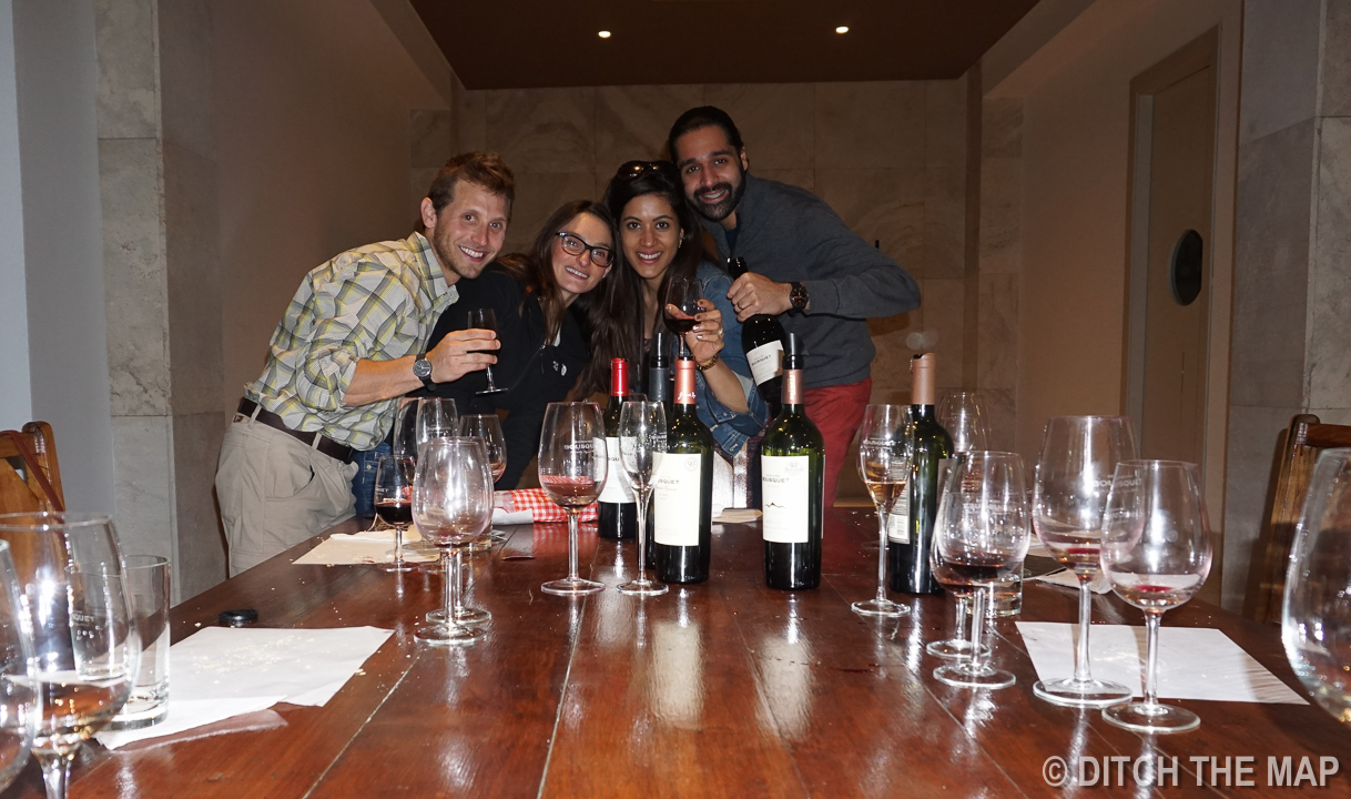 A British couple we met while at Juan Bouquet Vineyard in Tupungato, Argentina