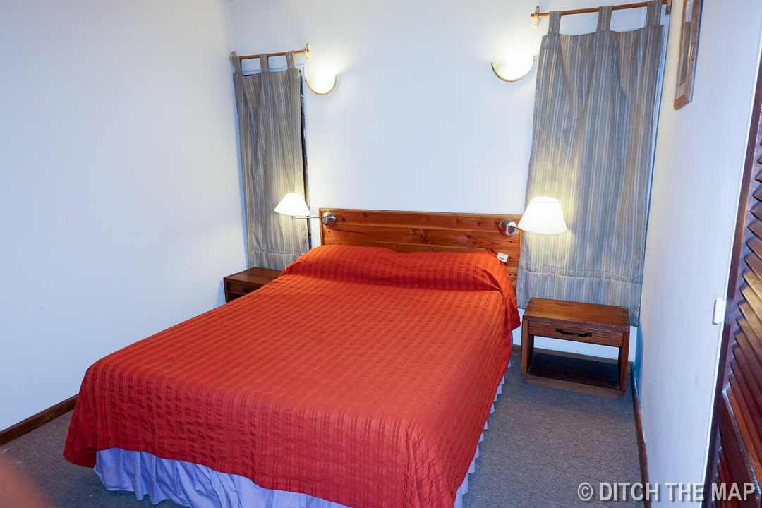 Our amazing hotel with lakeview in Bariloche, Argentina