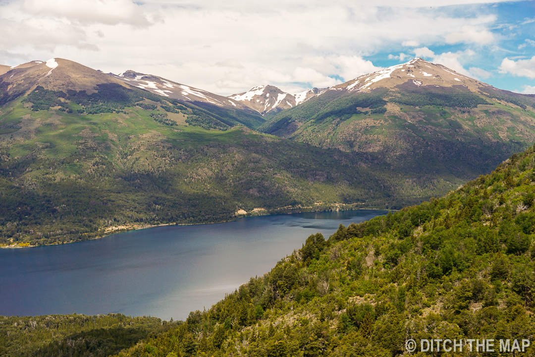 The view we had during our lunch break en route to Refugio Frey outside of Bariloche, Argentina