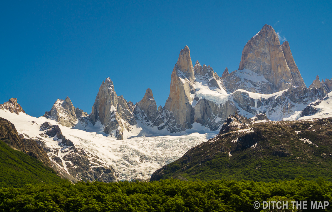 Another view of Mt. Fitz Roy in El Chalten, Argentina