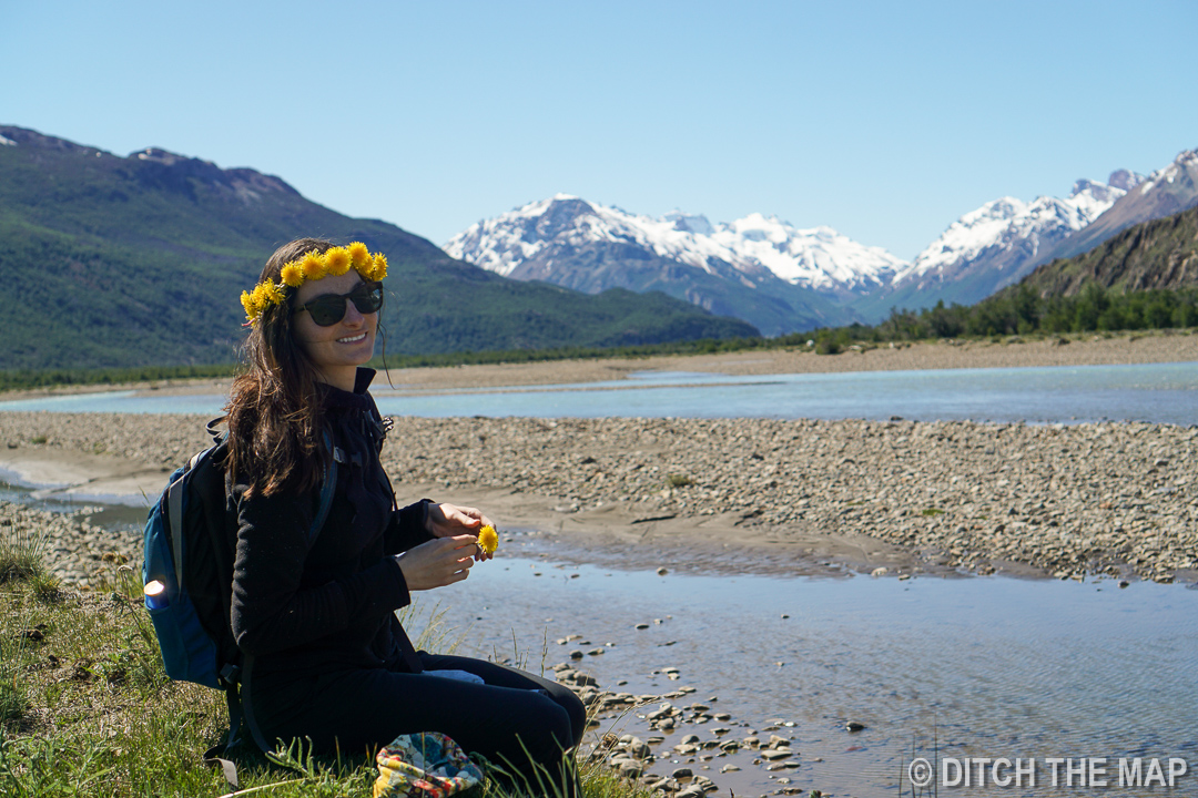 The perfect princess poses in Patagonia