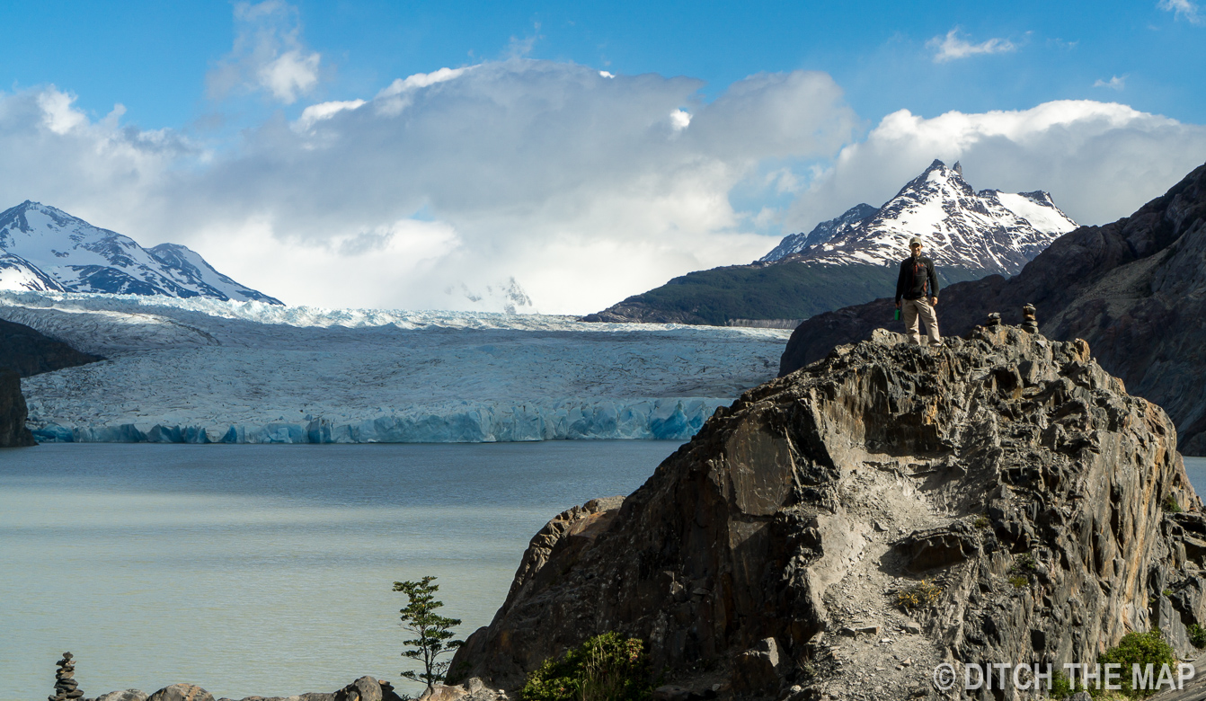 Glacier Grey in Torres del Paine, Chile