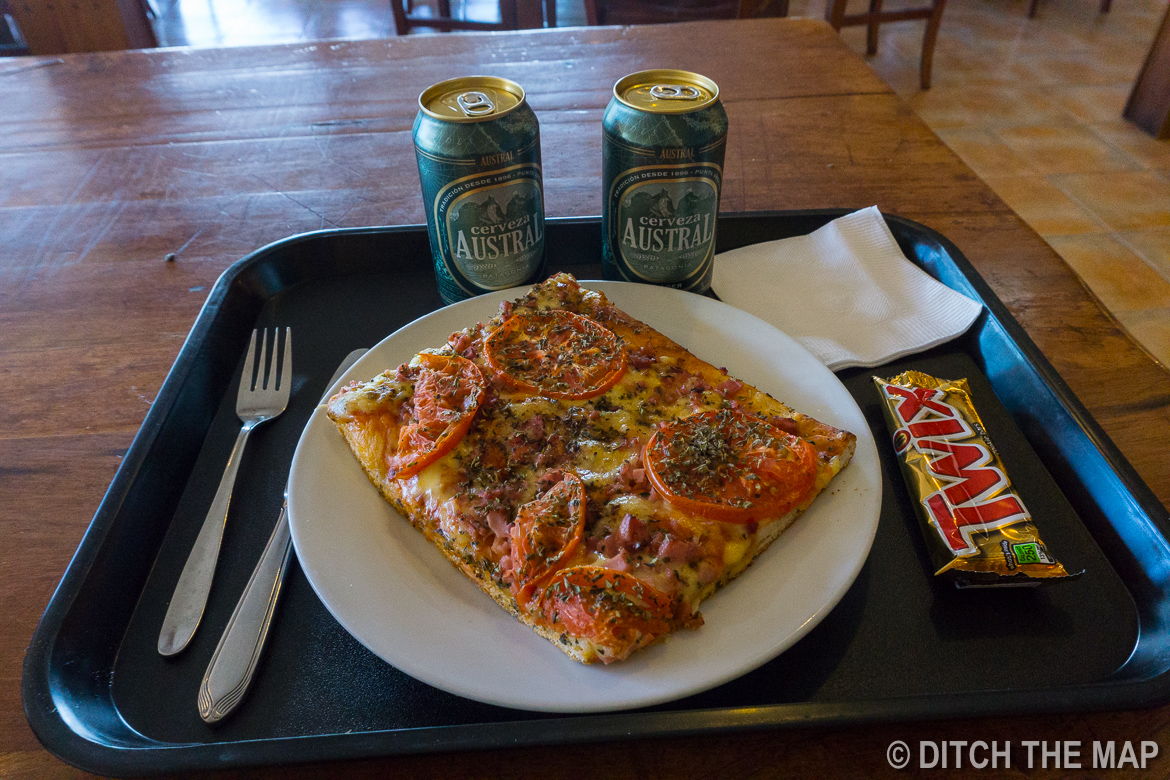 Our $24 reward after the 2nd day hiking the W-Trek in Torres del Paine, Chile