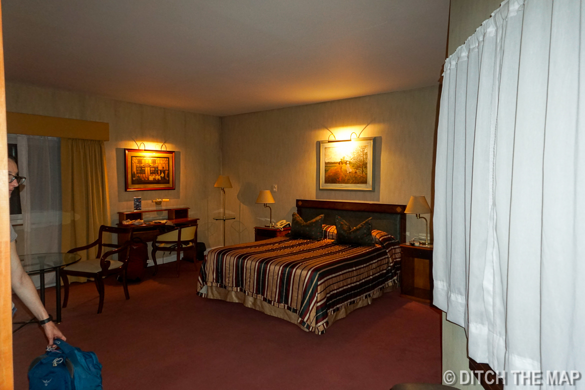 Our hotel room in Buenos Aires, Argentina