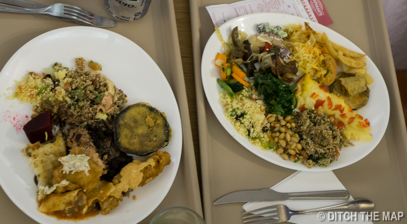 Eating dinner in Rio de Janeiro, Brazil