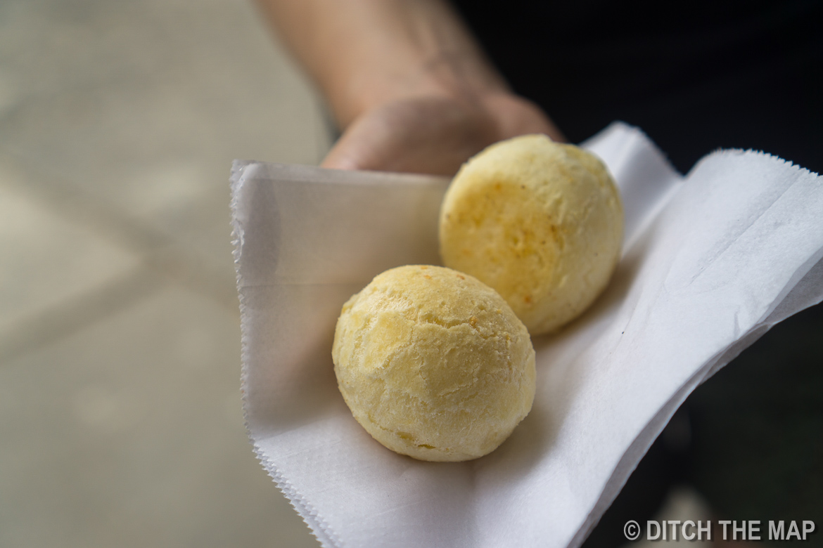 Cheesy Dough Balls that Sylvie loves so much in Rio de Janeiro, Brazil