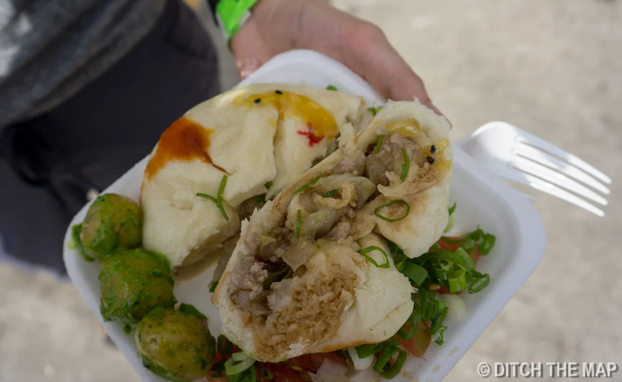 Bao Bun in the Japanese District in Sao Paulo, Brazil