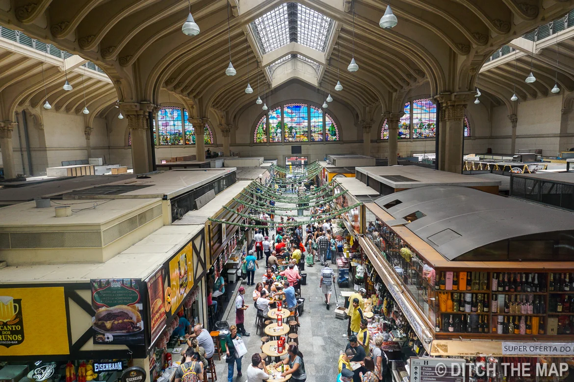 Municipal Market in Sao Paulo, Brazil