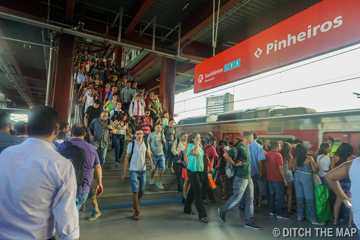 Metro Station in Sao Paulo, Brazil