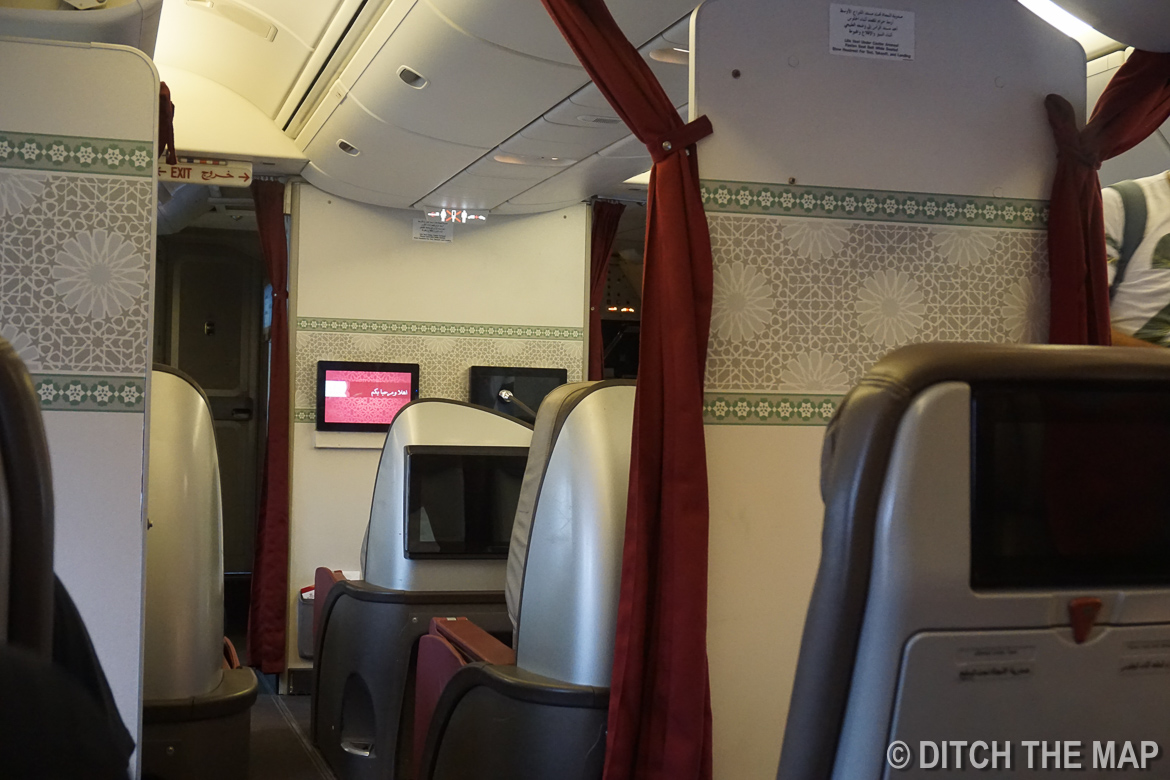 Inside the Royal Air Maroc Cabin