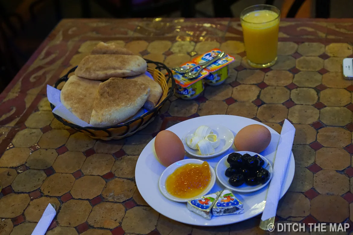Our Breakfast in Casablanca, Morocco