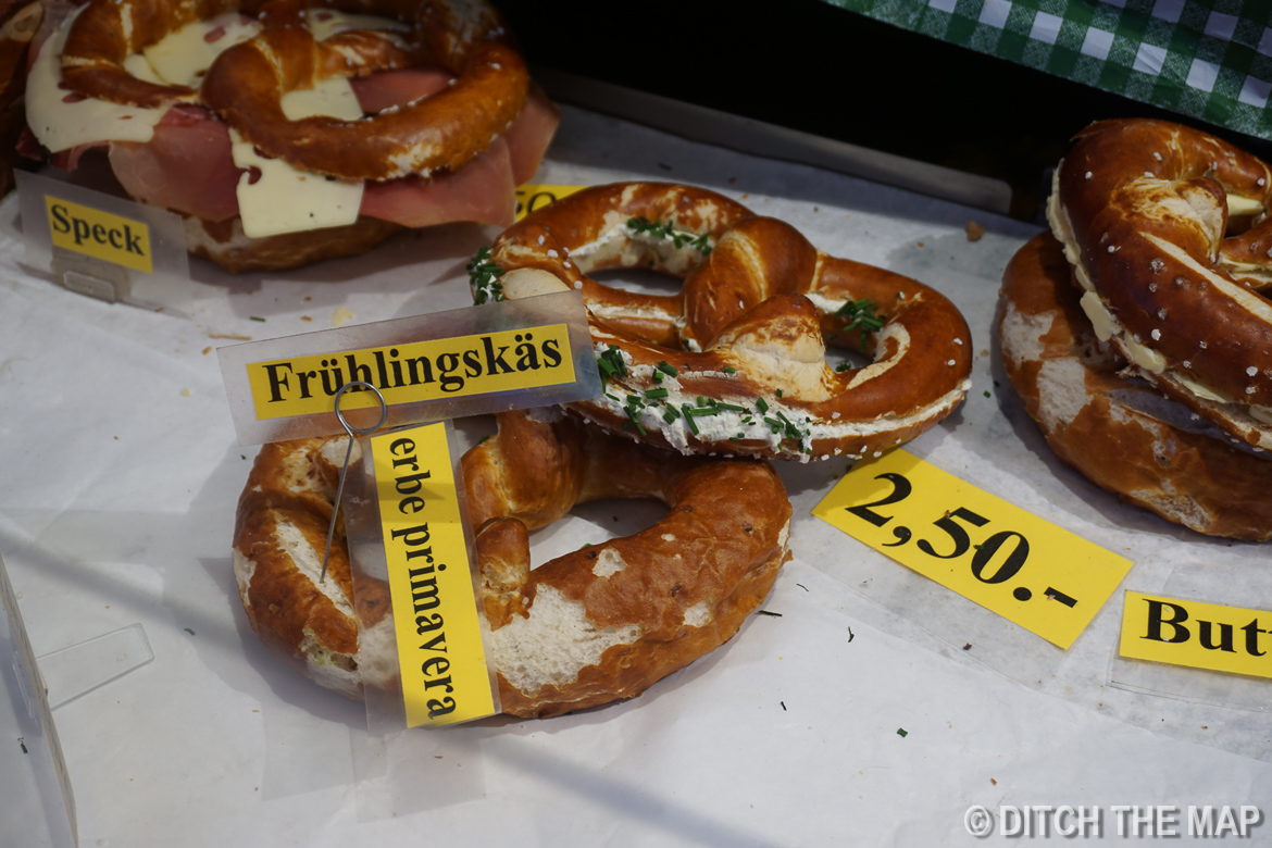 Markets around town in Salzburg, Austria