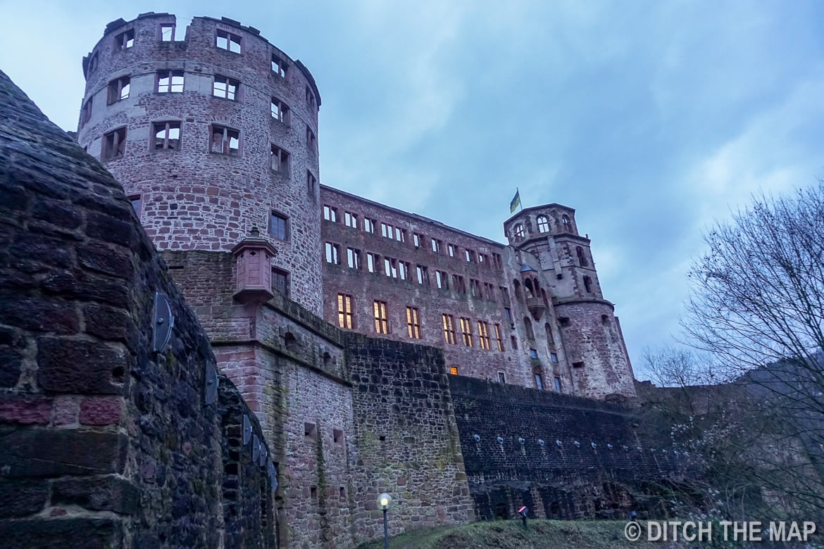 802 Year Old Castle in Heidelberg, Germany