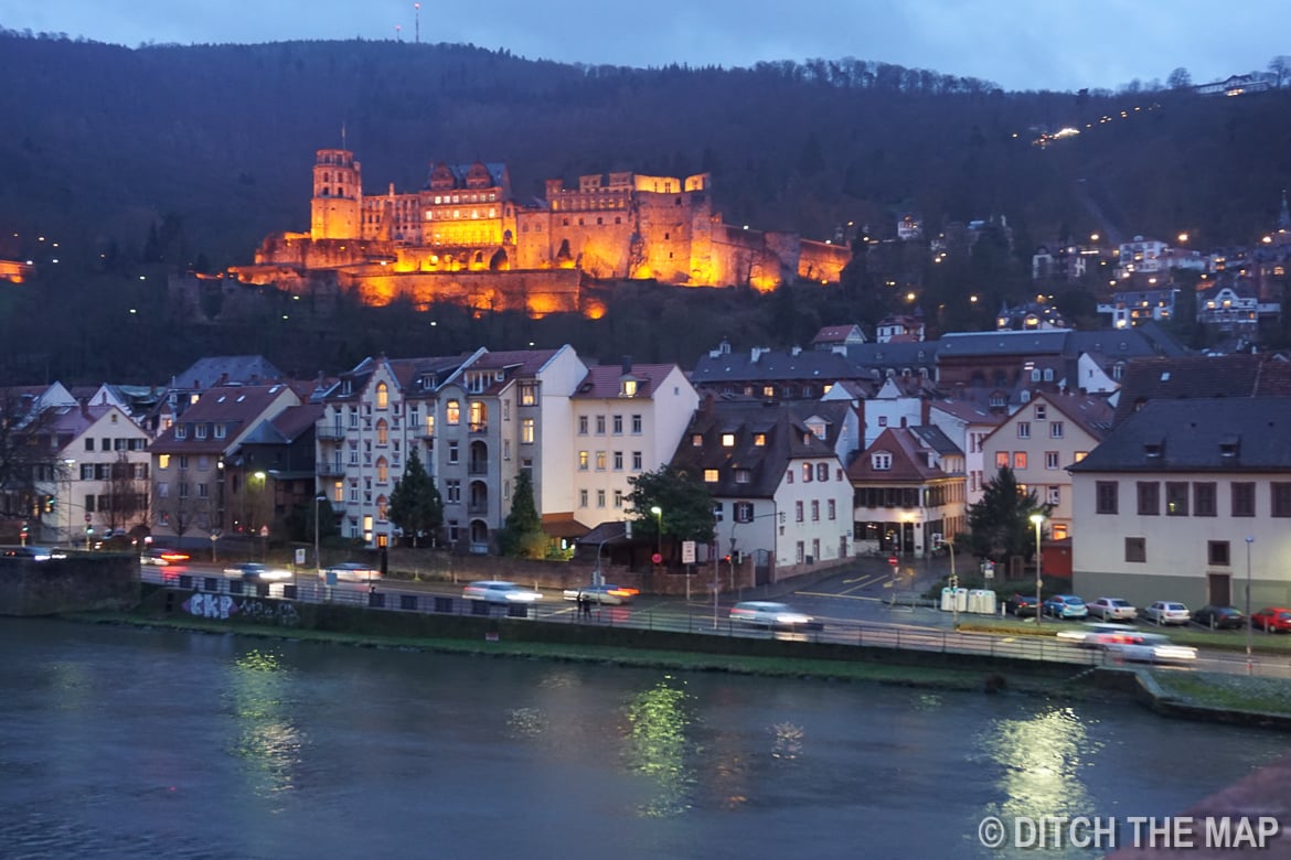 802 Year Old Castle in Heidelberg, Germany