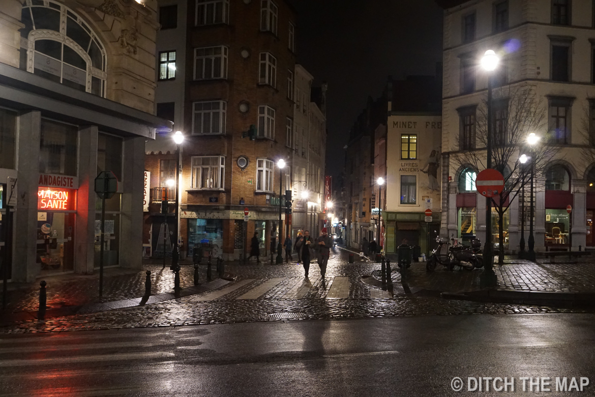 Walking the streets of Brussels, Belgium