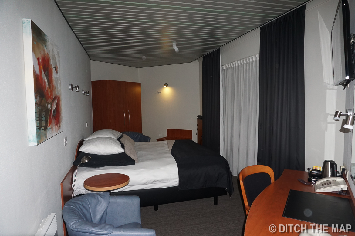 Our hotel room in Grobbendonk, Belgium