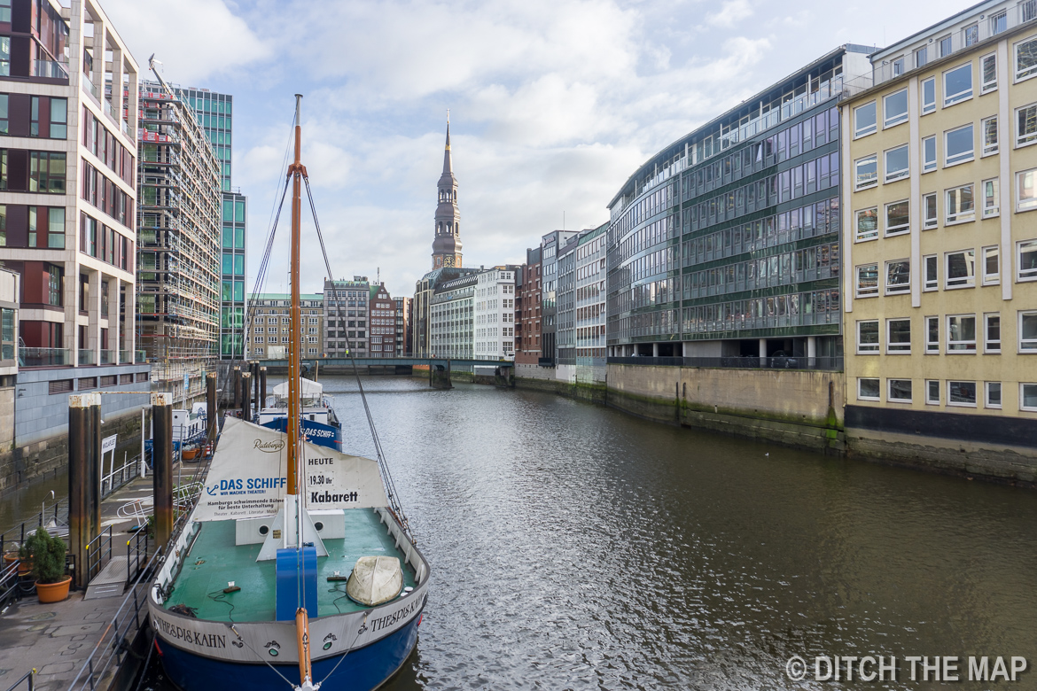 Southern Dock Area in Hamburg, Germany