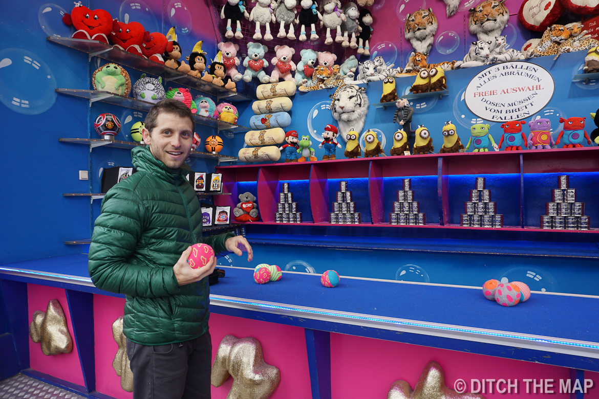 Enjoying a carnival in Vienna, Austria