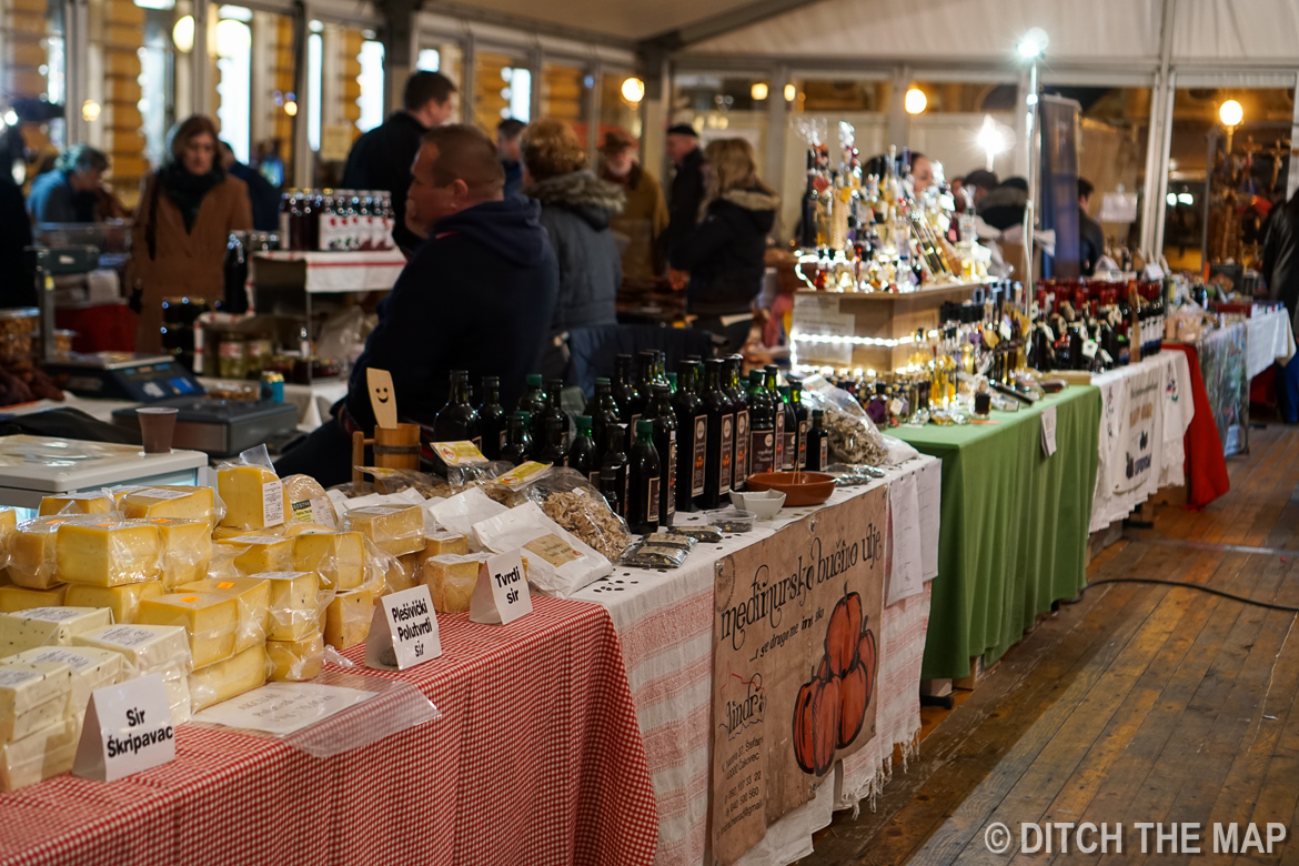 Farmer's Market in Zagreb, Croatia