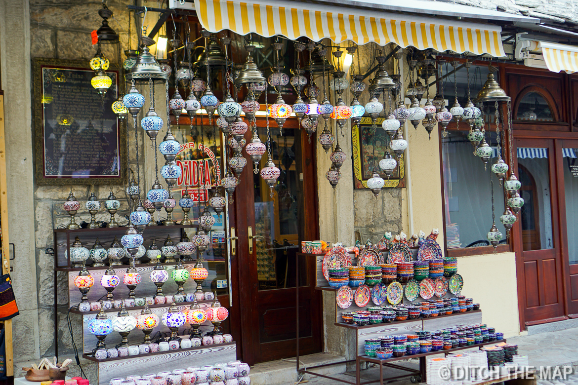 Bazaar in Old Town Mostar, Bosnia