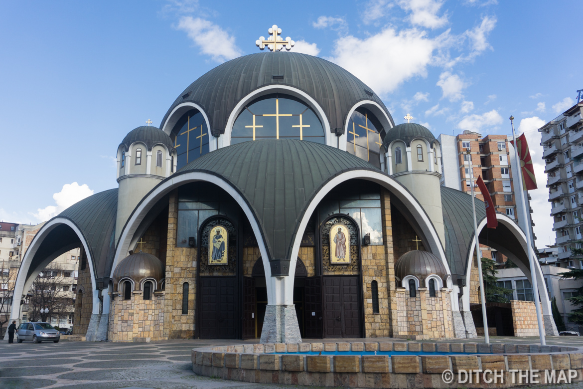 Saint Clement of Ohrid Church in Skopje, Macedonia