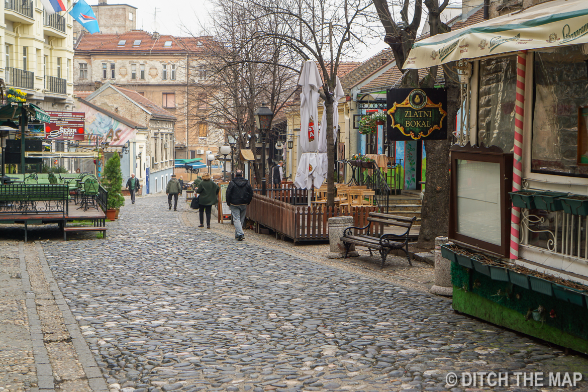 Street in Belgrade, Serbia