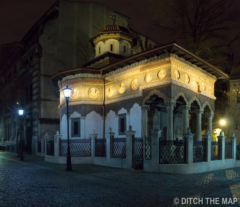 Around Old Town in Bucharest, Romania
