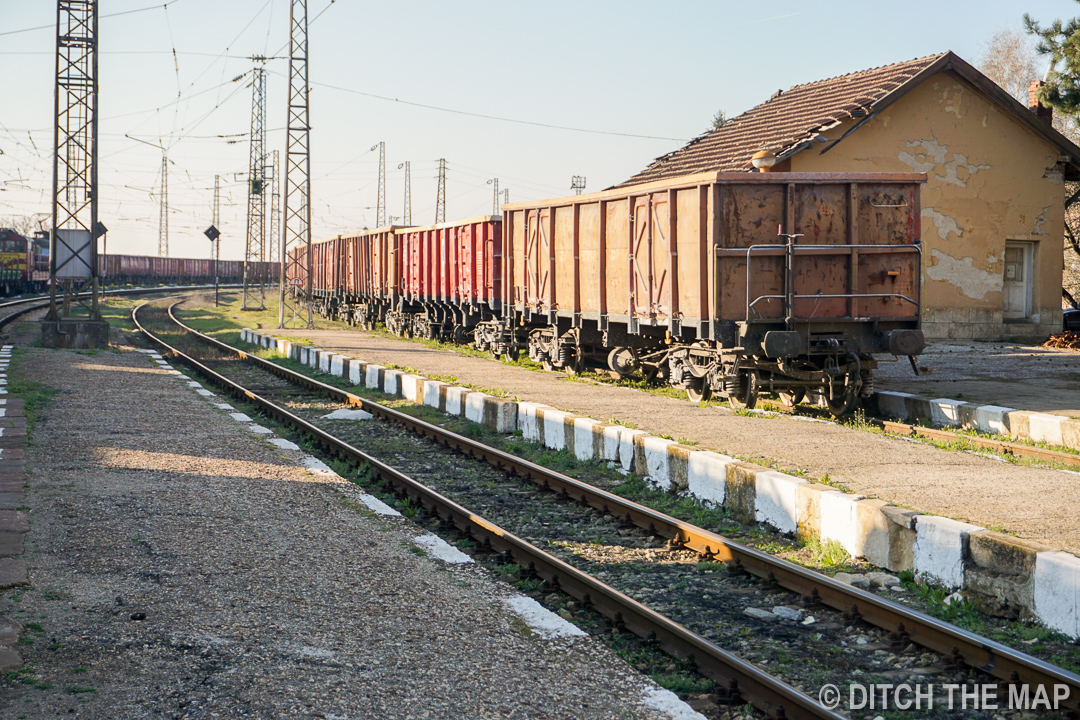 Train station after Rousse, Bulgaria