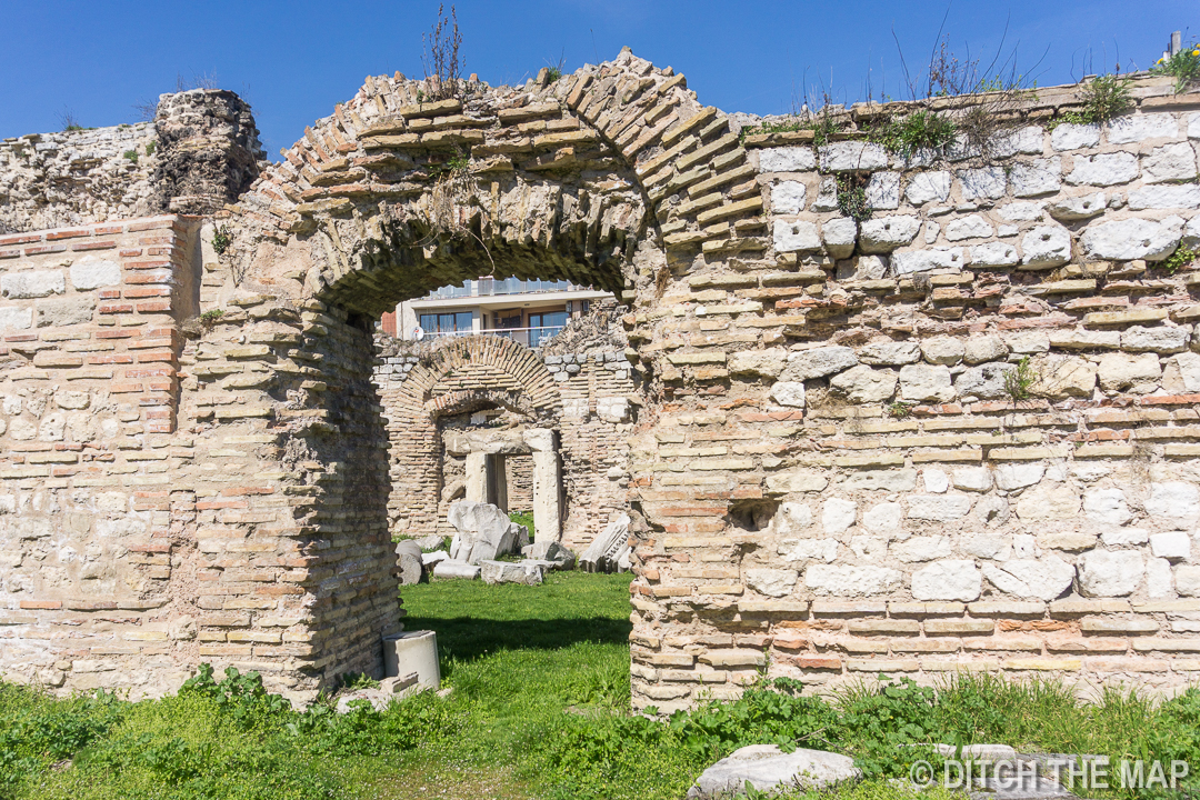 Roman Baths in Varna, Bulgaria