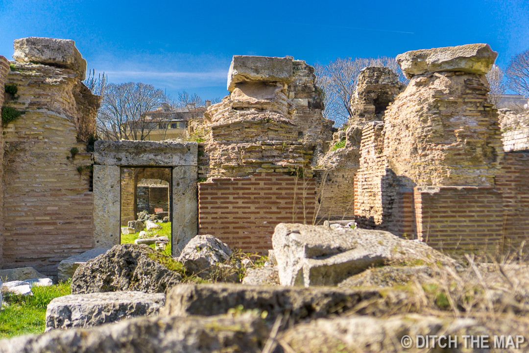 Roman Baths in Varna, Bulgaria