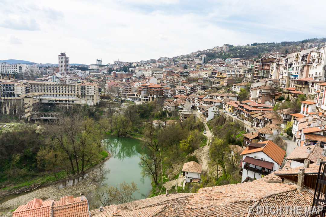 Cityscape of Veliko Tarnovi, Bulgaria